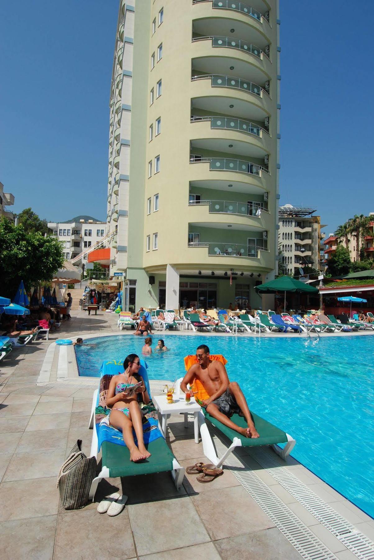 Okan Tower Apart Hotel Alanya Esterno foto